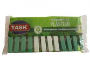 Broches de Plastico Task x12 Und