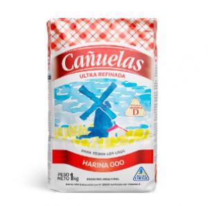 * Harina De Trigo Tipo 000 Cañuelas Ultra Refinada 1Kg