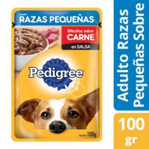 Alimento Adulto Raza Peq Carne Pouch Pedigree 100 Gr
