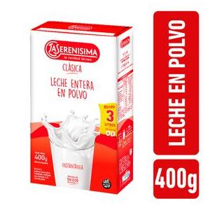 Leche En Polvo Entera La Serenisima 400gr