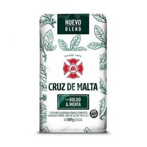 Yerba Mate Compuesta Cruz Malta Boldo Menta 500 Gr
