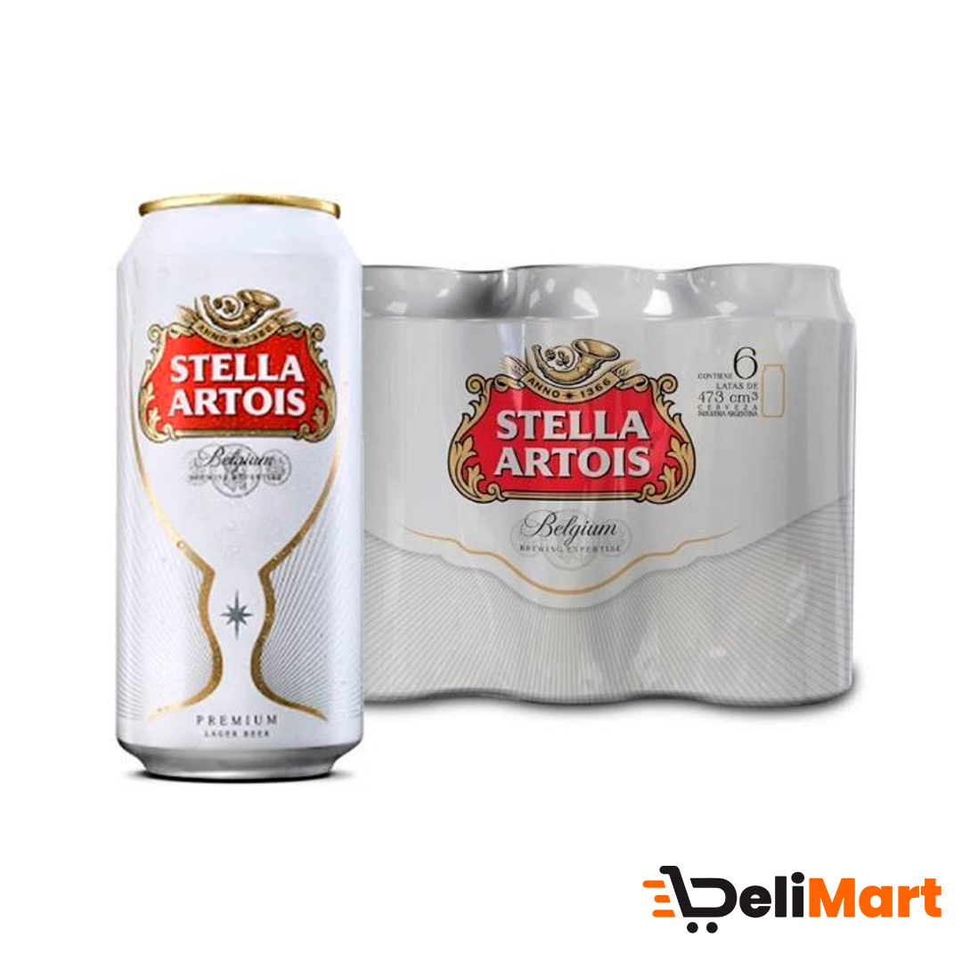 Cerveza Rubia Stella Artois 473 Cc Pack x 6 -
