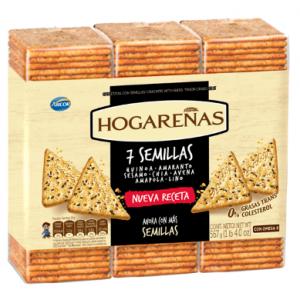 Galletitas 7 Semillas  hogareñas Pack x3 Arcor 567 Gr