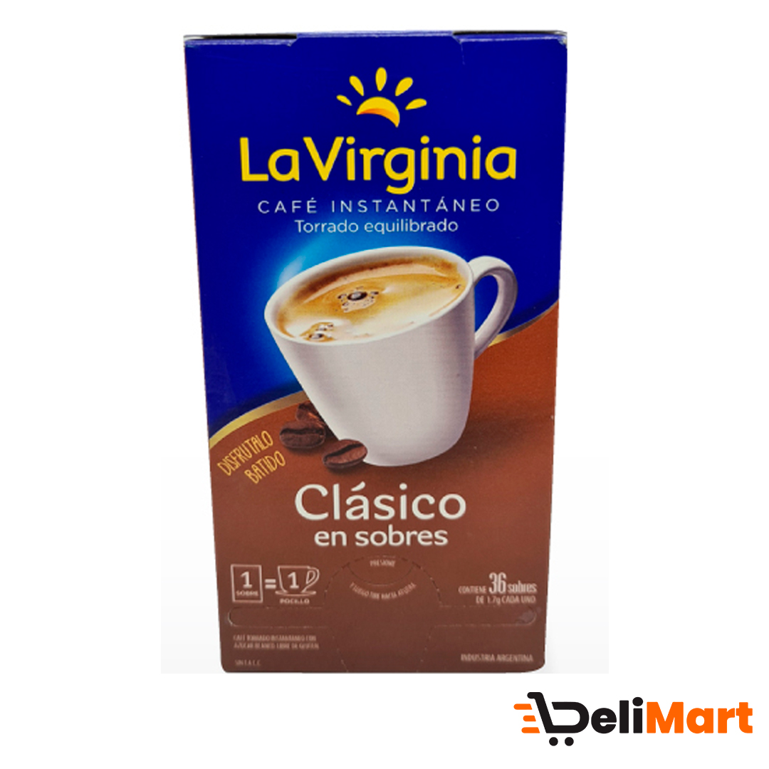 Cafe Instantaneo En Sobres Clasico La Virginia 36 Un