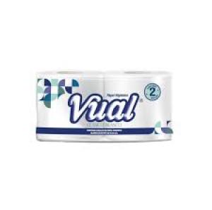 Papel Higienico Vual 2x50M Blanco