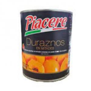 Durazno En Mitades Piacere 820 Gr