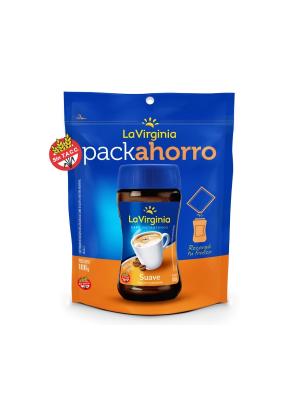 Café Instantaneo La Virginia Suave x 100 gr Parck Ahorro DP