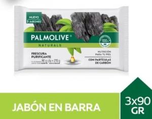 Jabon Palmolive Frescura Purificante 3x 90 Gr
