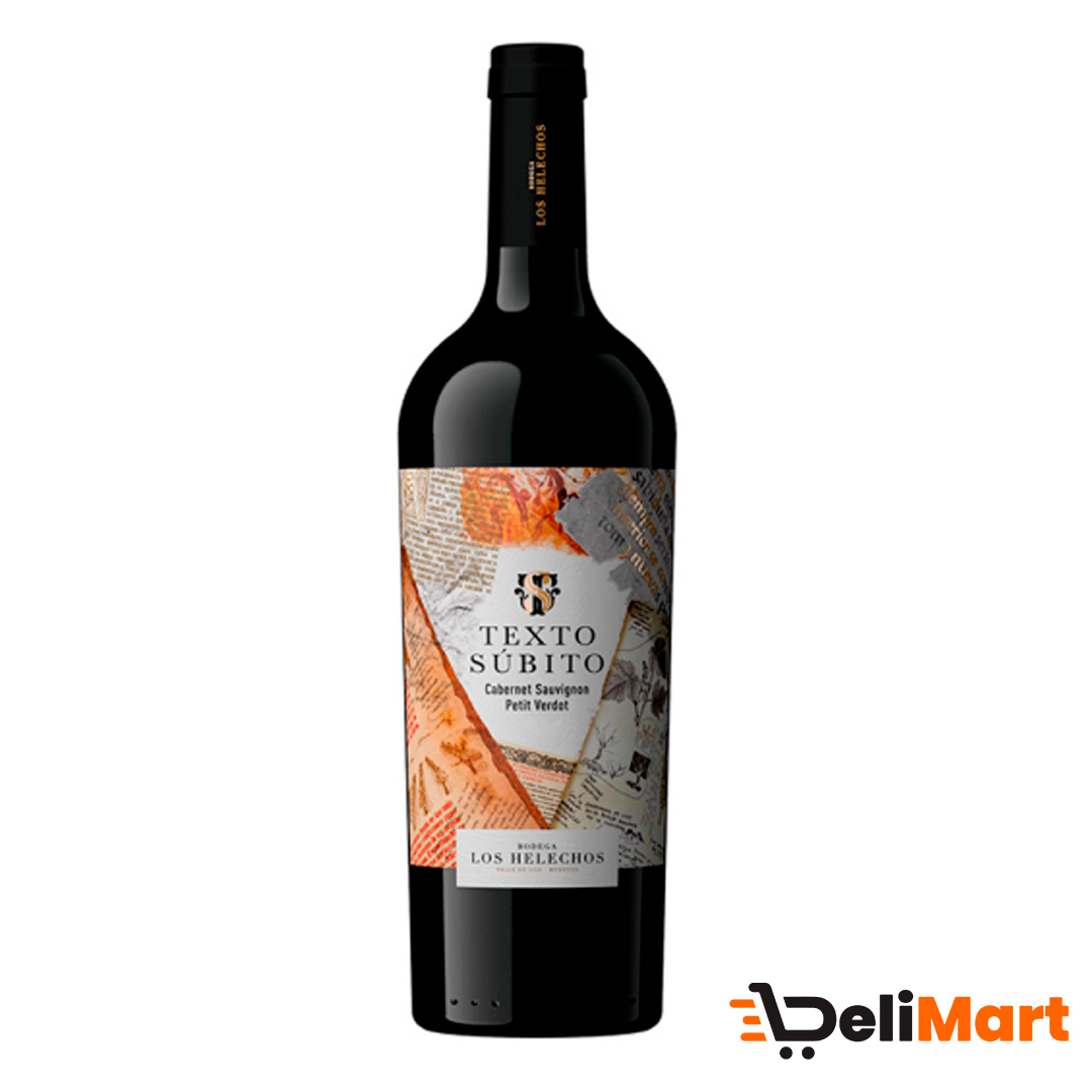 Vino Cabernet Souvignon Texto Subito 750 cc