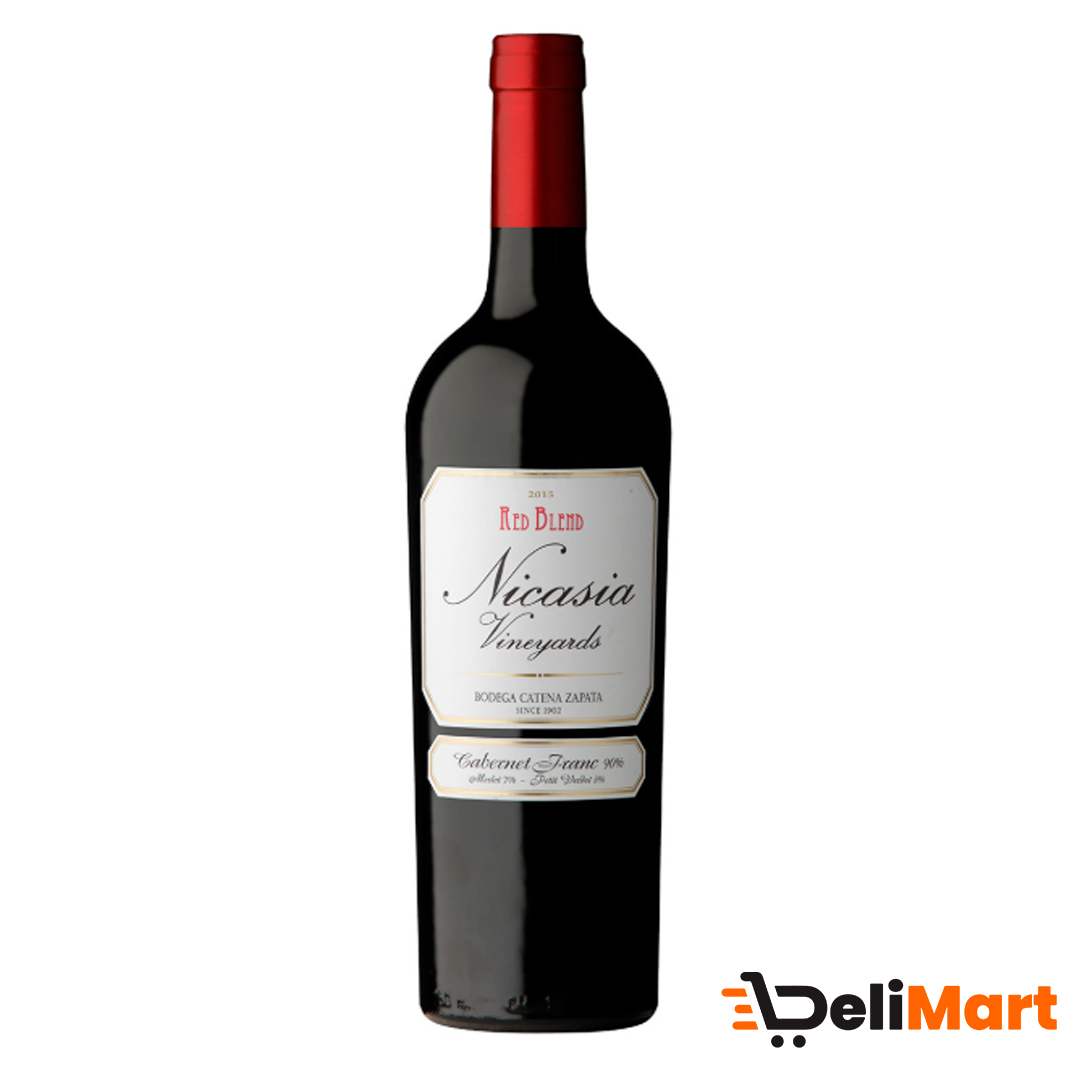 Vino tinto cabernet franc Nicasia 750 cc