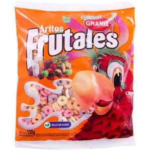 Cereales Aritos Frutales Naturalmente Granix x 130 Gr