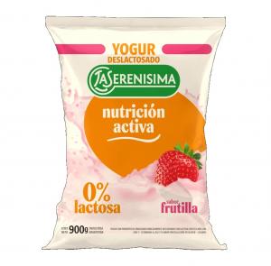 Yogur La Serenisima Deslactosado Nutricion Activa Frutilla 900 Gr