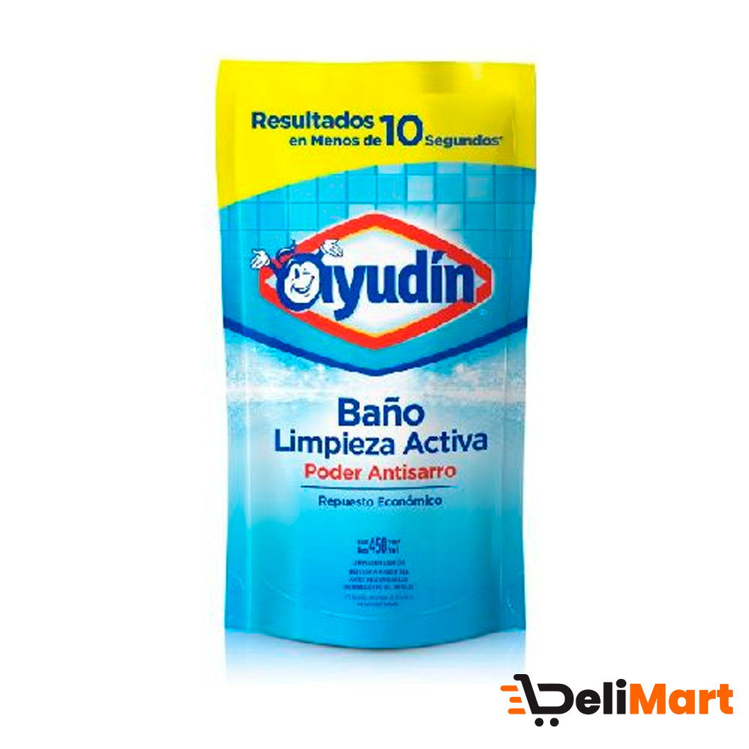 Limpiador Liquido Ayudin Baño Limpieza Activa Doy Pack 450 Ml
