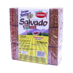 Galletitas De Salvado 3 En 1 Granix 720 Gr