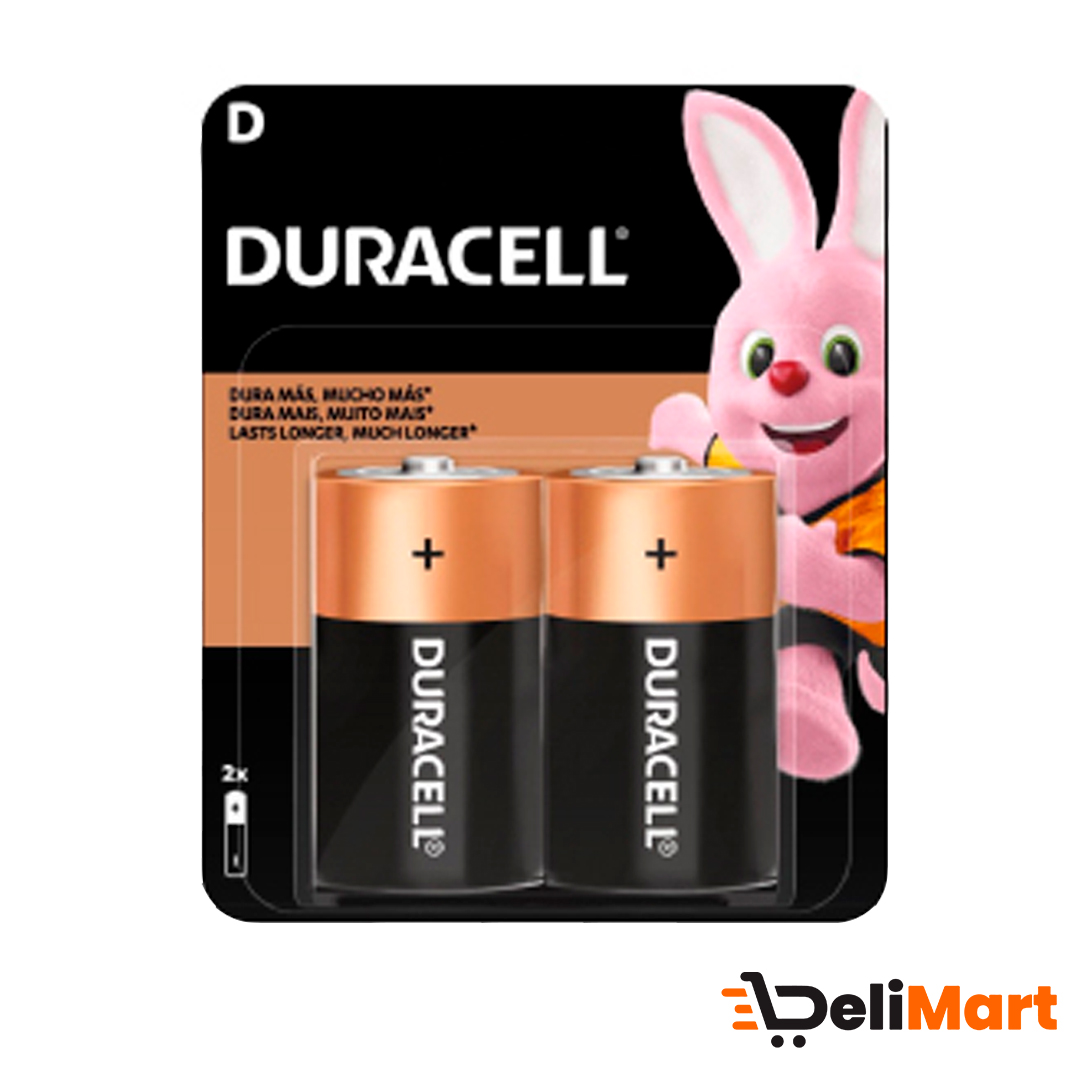 Pila Duracell Alk D 2 Unidades