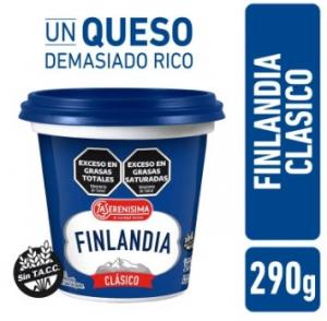 * Queso Untable Finlandia Clasico La Serenisima x 290 Gr