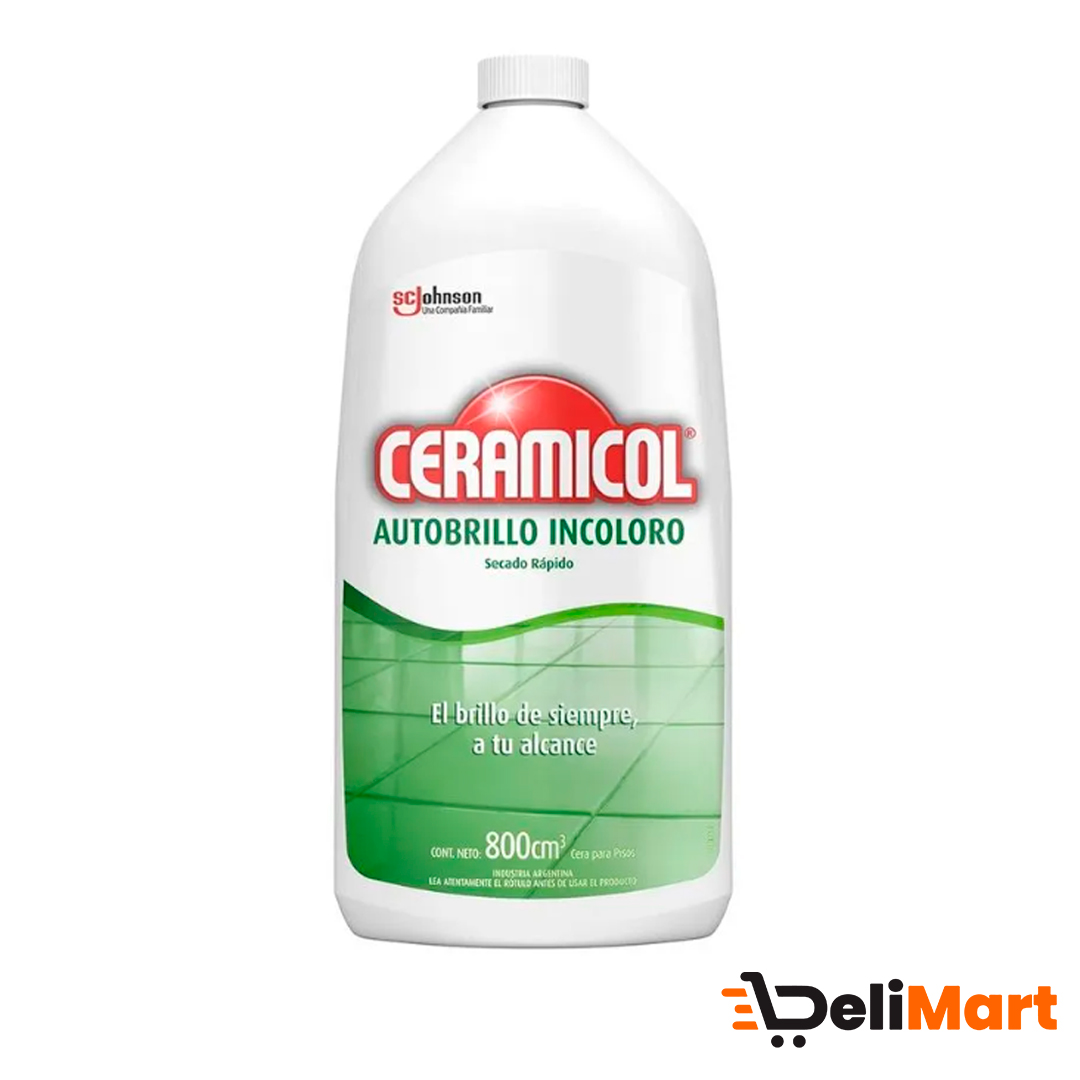 Autobrillo Ceramicol Incoloro Secado Rapido 800 CC