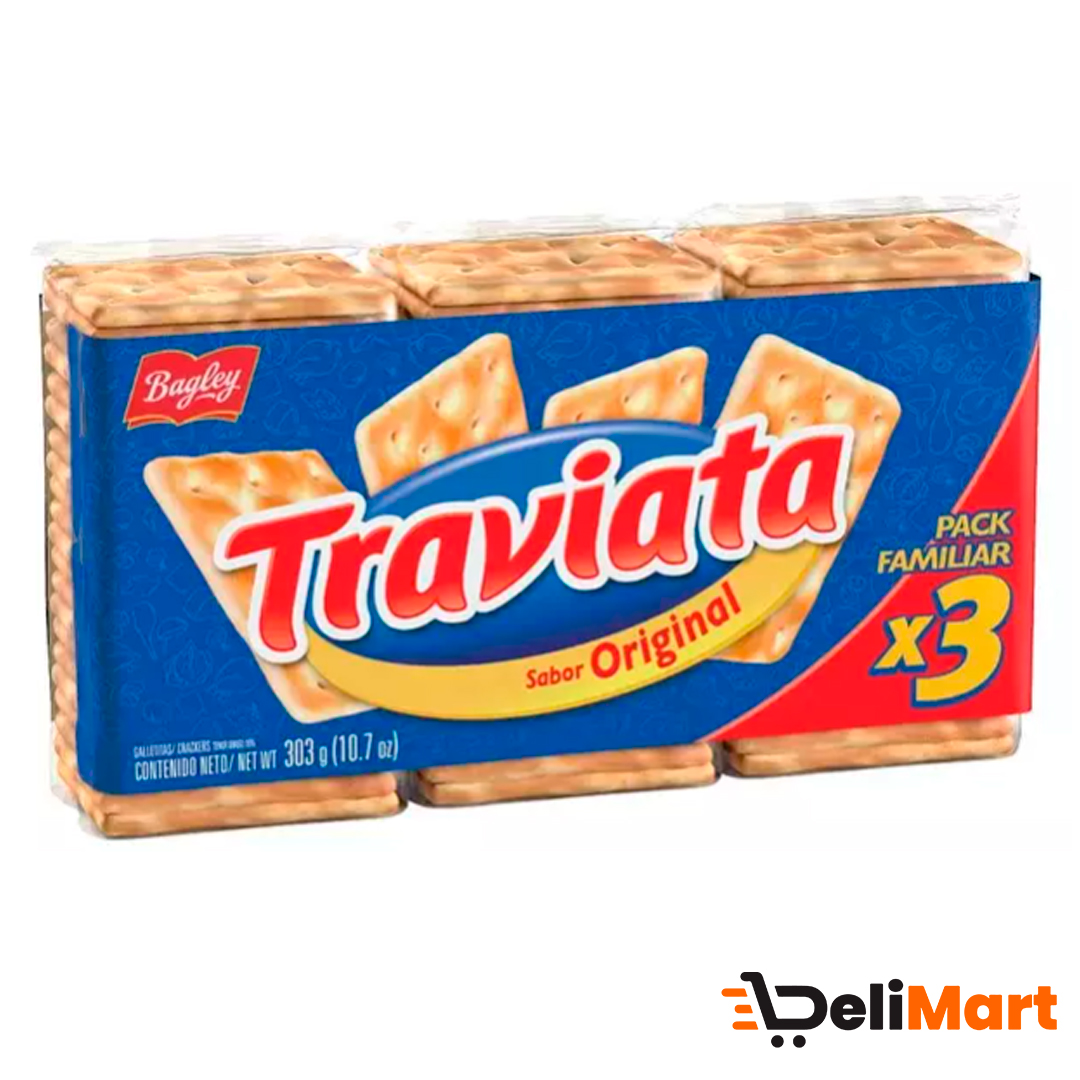 Galletitas De Agua Traviata x 3 324 Gr