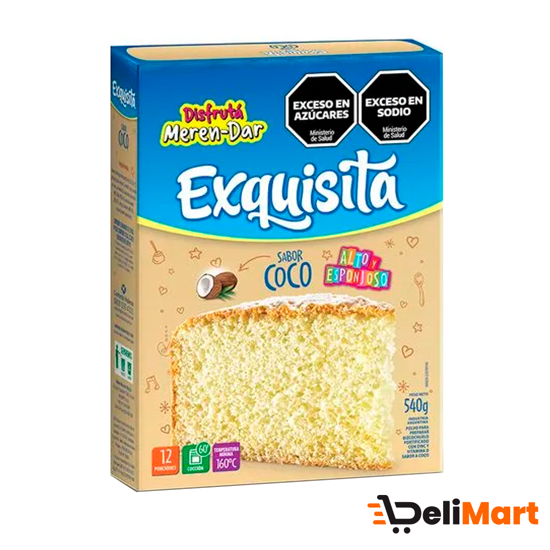 Bizcochuelo Exquisita Coco Especial 540 Gr