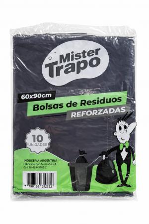 Bolsa de Residuos Reforzada Mr Trapo 60x90 10 Unidades
