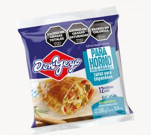* Tapas de Empanada P/Horno Hojaldrada Don Yeyo x 12 un x 330 gr
