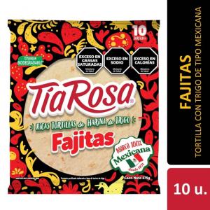 Tortilla Tipo Mexicana Fajitas Tia Rosa 10 unidades