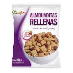 Almohaditas de Cereal Crema de Avellanas Lasfor 200 G