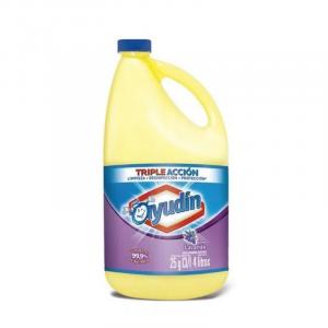 Lavandina Desinfectante Triple Poder Lavanda Ayudin 4 L