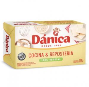 * Margarina Danica Cocina Y Reposteria 100 % Vegetal 200 Gr