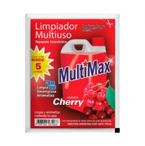 Limpiador Multiuso Multimax Cherry x150ml rinde 5lt