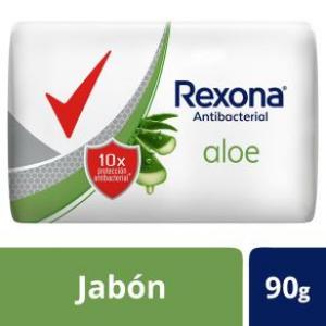 Jabon Antibacterial Aloe Rexona 90g