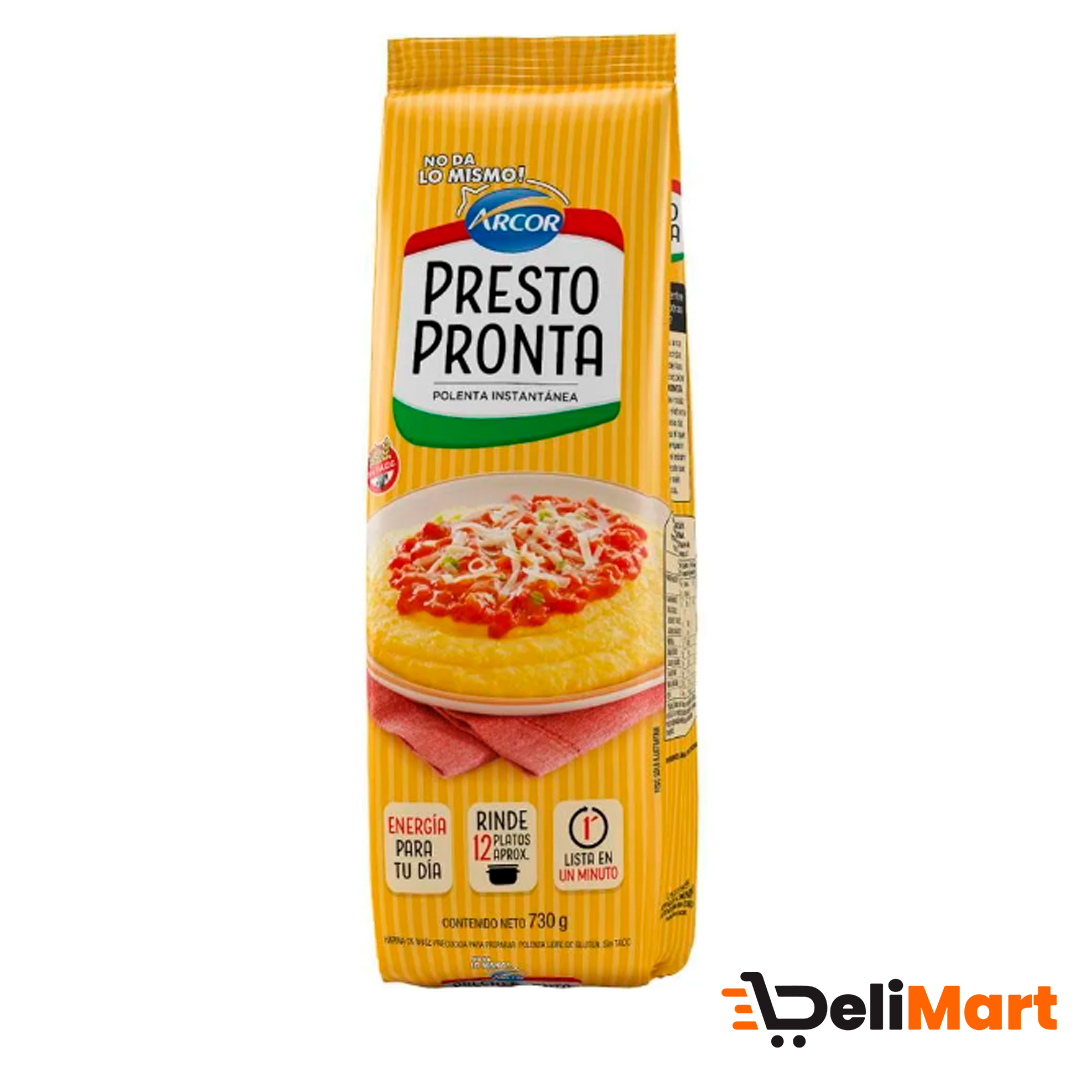 Polenta Instantanea Presto Pronta Arcor 730 Gr