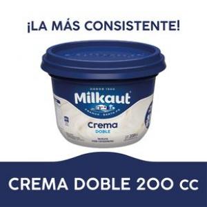 * Crema de Leche doble Milkaut 200 Cc