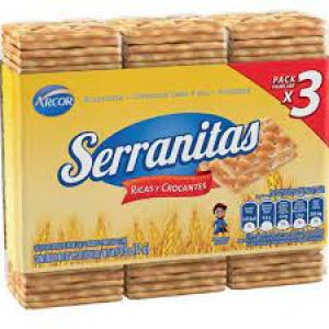 Galletitas Serranitas x 3 315 G
