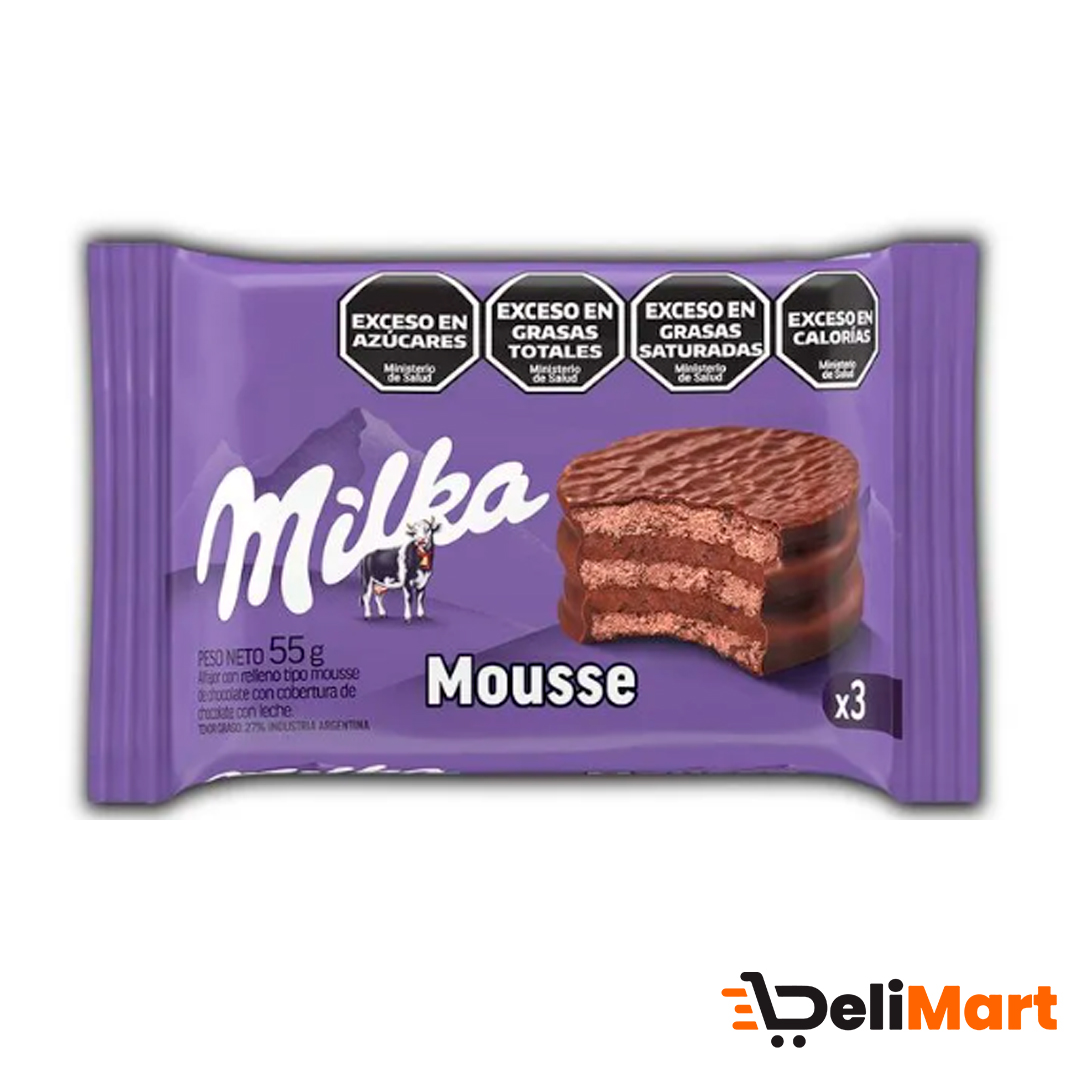 Alfajor Triple Mousse Milka 55 Gr