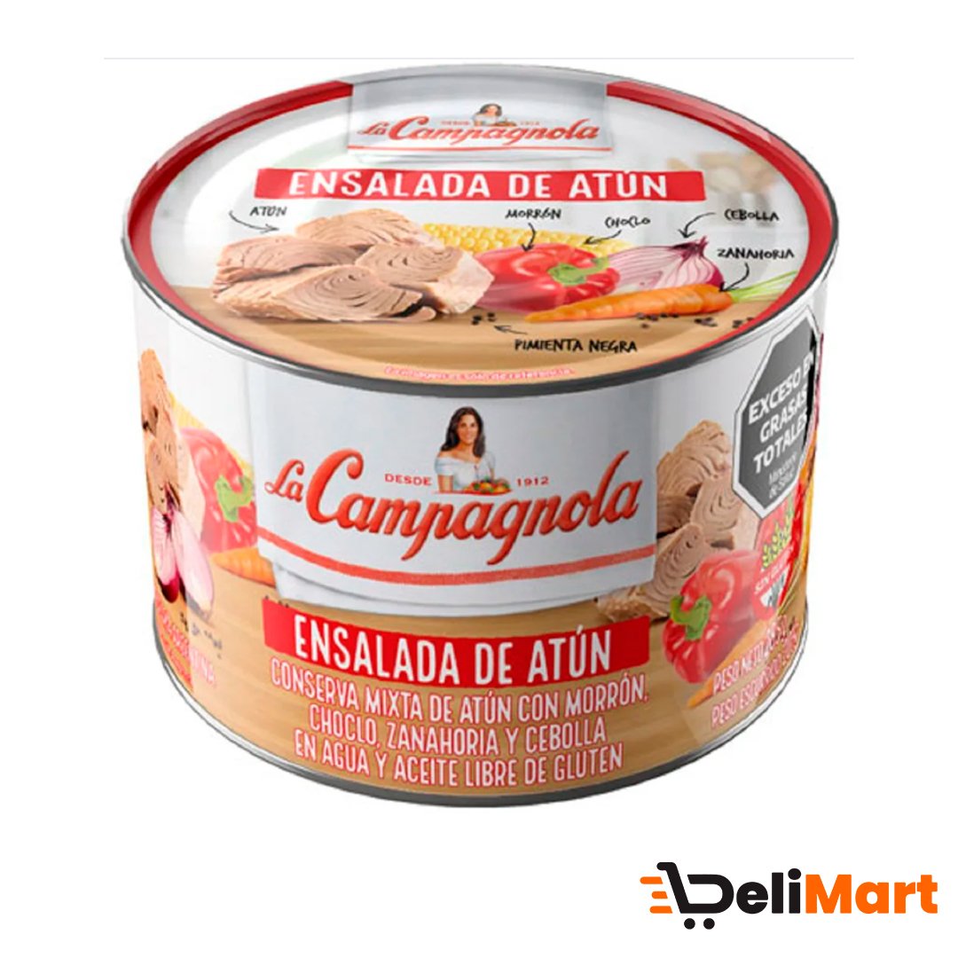 Ensalada de Atun con Morron-Choclo-Cebolla-Zanahoria