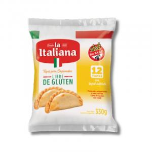 * Tapa de Empanada SIN TACC La Italiana X330 Gr LIBRE DE GLUTEN