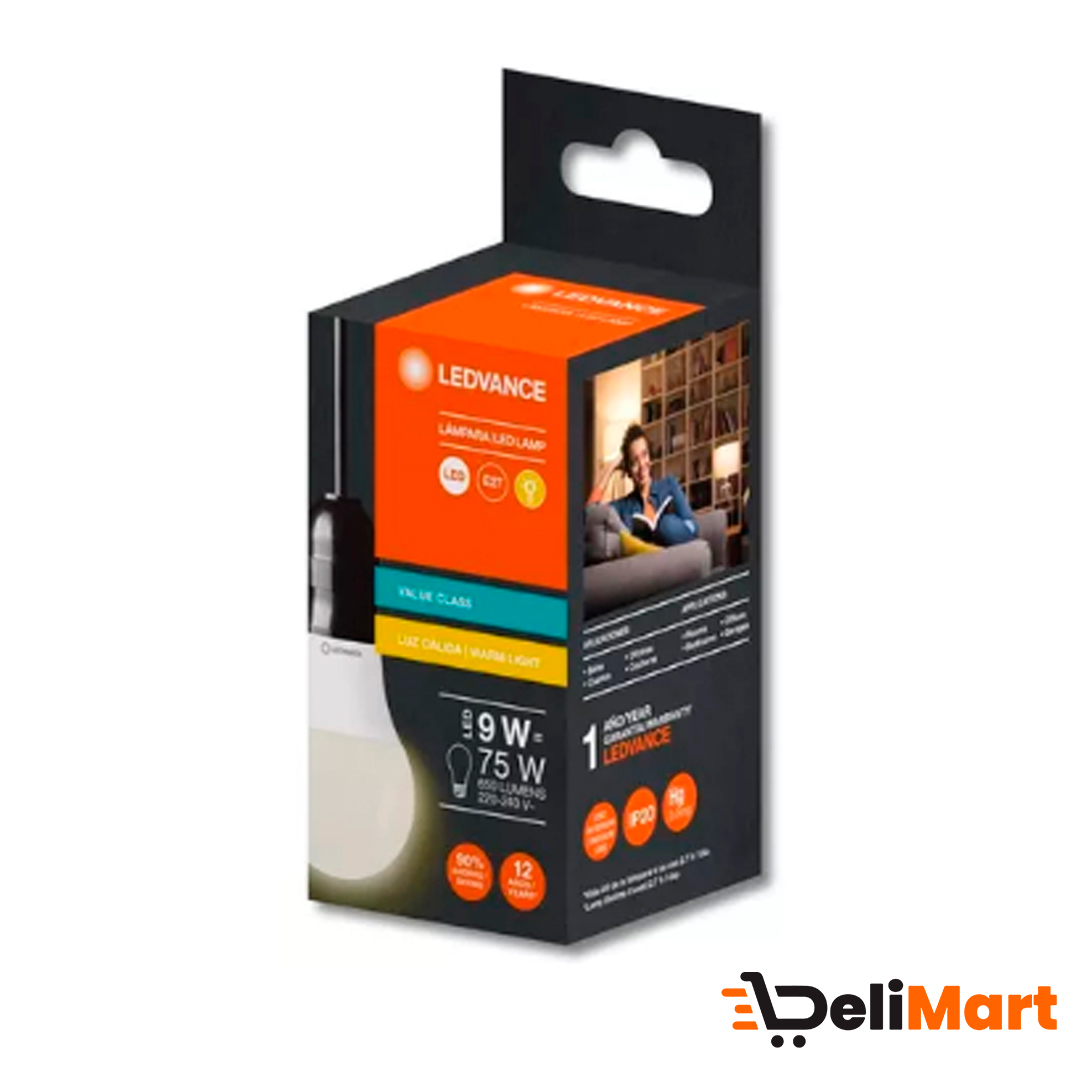 Lampara Led Ledvance 9W Calida
