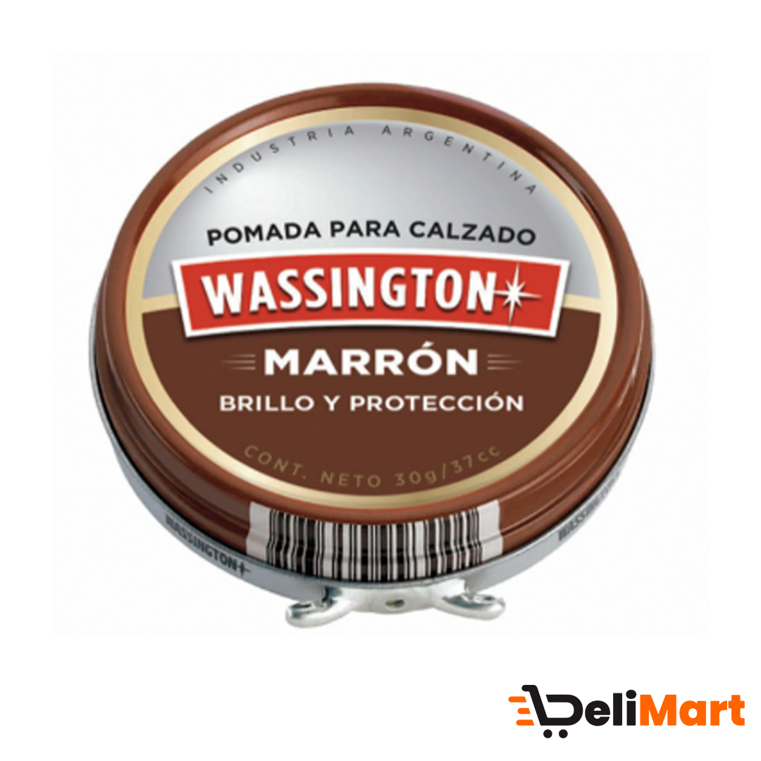 Pomada Marrón Para Calzado Wassington X 30gr