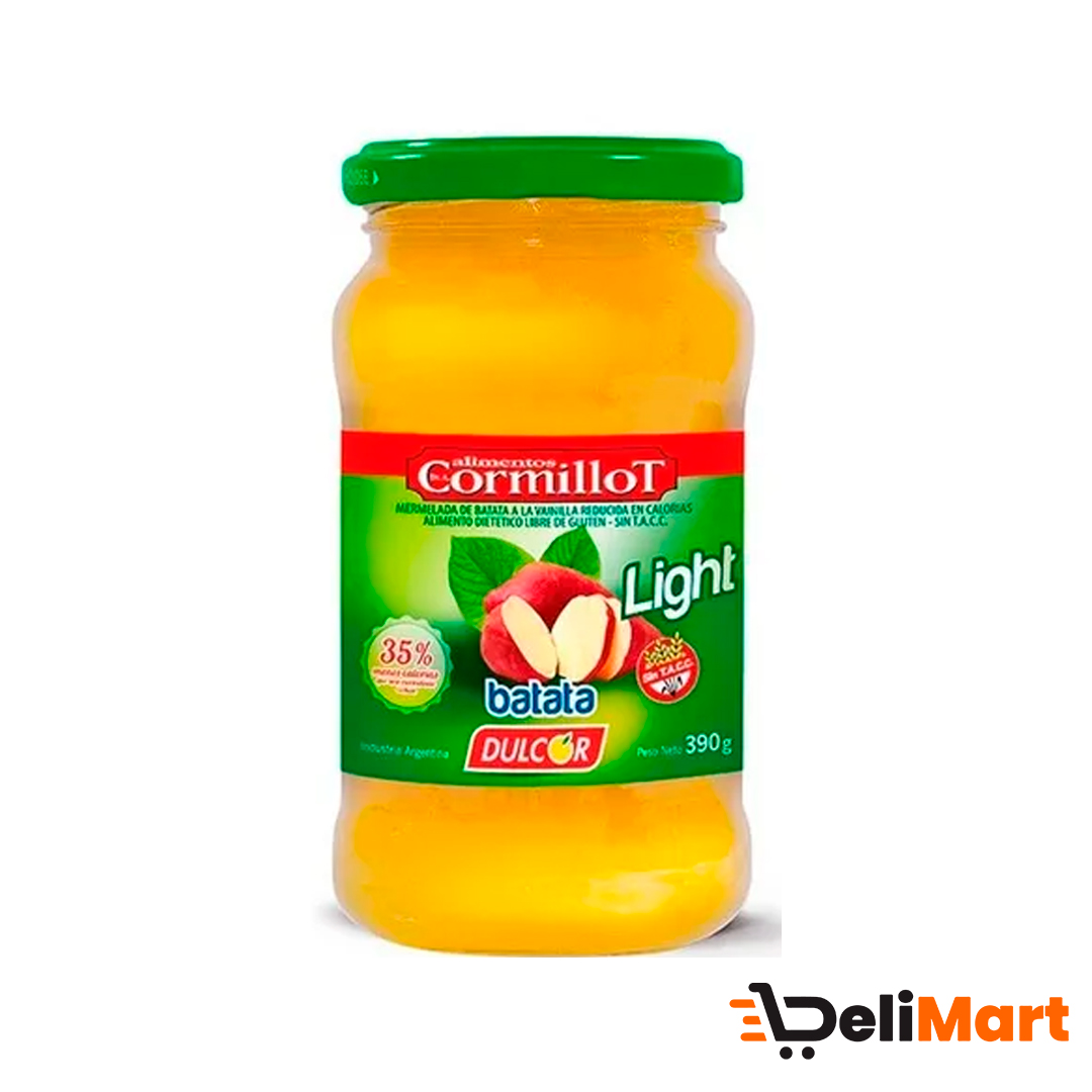 Mermelada Cormillot batata light de 390Gr