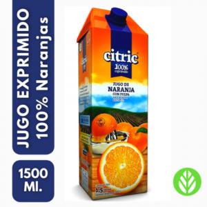 Jugo De Naranja Con Pulpa Citric 1,5 Lt
