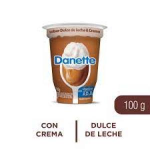 Postre Copa Danette Dulce de Leche con Crema 100 Gr