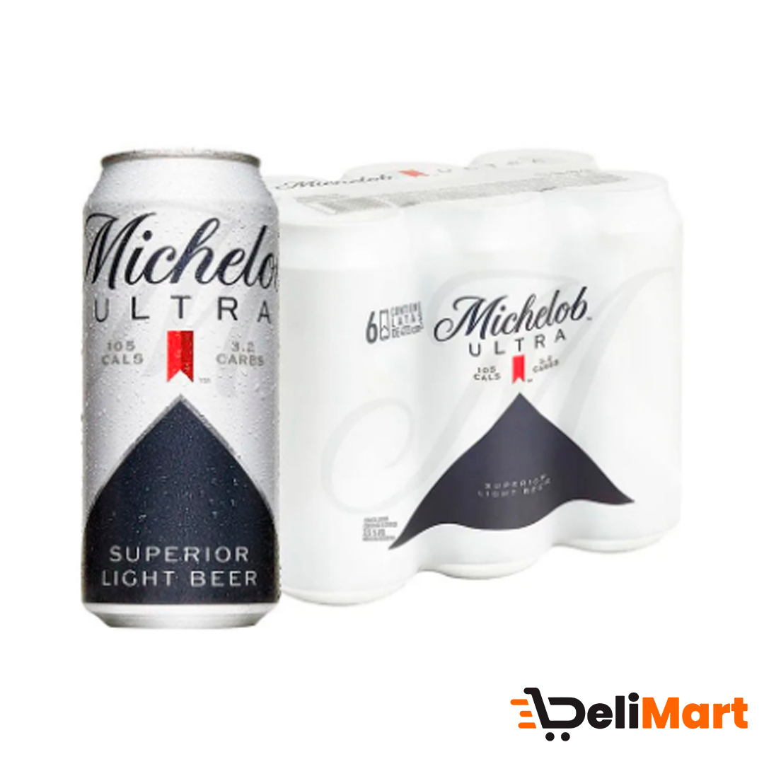 Cerveza Rubia Michelob Ultra x 473 cc Pack x6