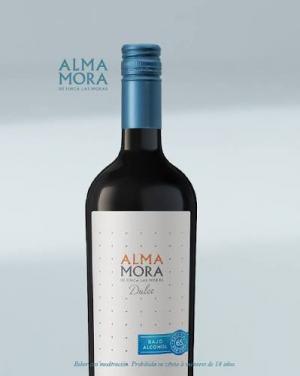 Vino Malbec Dulce Alma Mora 750 Cc Bajo Alcohol