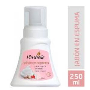 Jabon En Espuma Para Manos y Cuerpo Cacao y Cerezo Plusbelle 250 ml