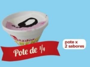 Helado Creneve Potecito X1/4 Lts Dulce de Leche - Vainilla