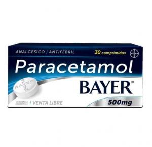 Analgesico Antifebril Paracetamol Bayer x500mg 30 comprimidos