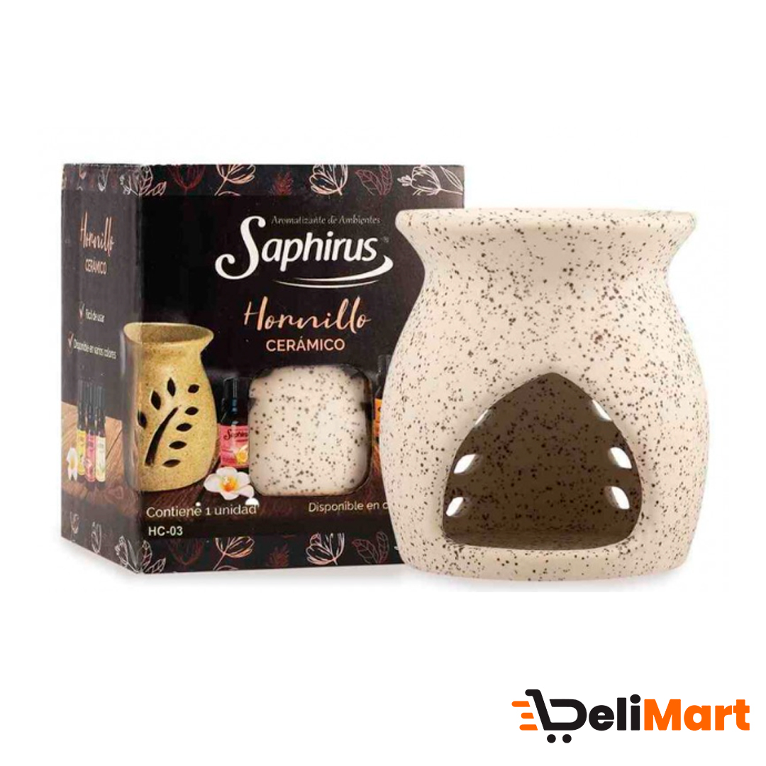 Hornillo Ceramico Chico Marfil Saphirus 1 Unidad