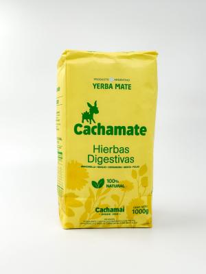 Yerba Mate Compuesta Cachamate Hierbas Digestivas amarilla (manzanilla-hinojo-coriandro-menta-poleo)  1 Kg