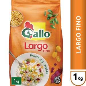 Arroz Pulido Largo Fino 00000 Gallo 1kg
